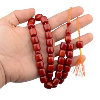 Özelleştirilebilir Oniks Taşı Tesbih – Siyah Parlak